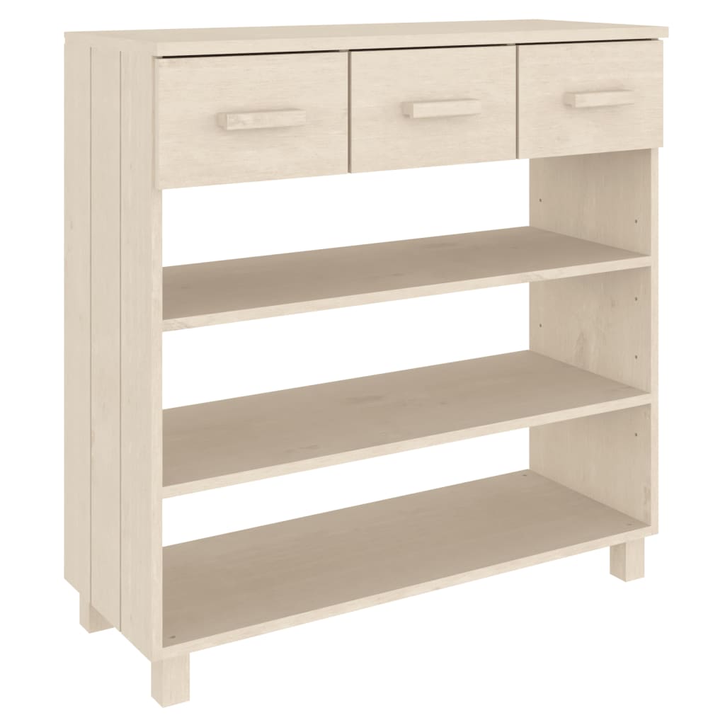Konzolni stol HAMAR boja meda 90x35x90 cm od masivne borovine