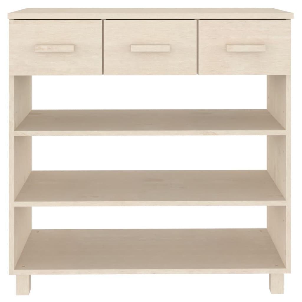 Konzolni stol HAMAR boja meda 90x35x90 cm od masivne borovine