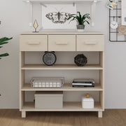 Konzolni stol HAMAR boja meda 90x35x90 cm od masivne borovine