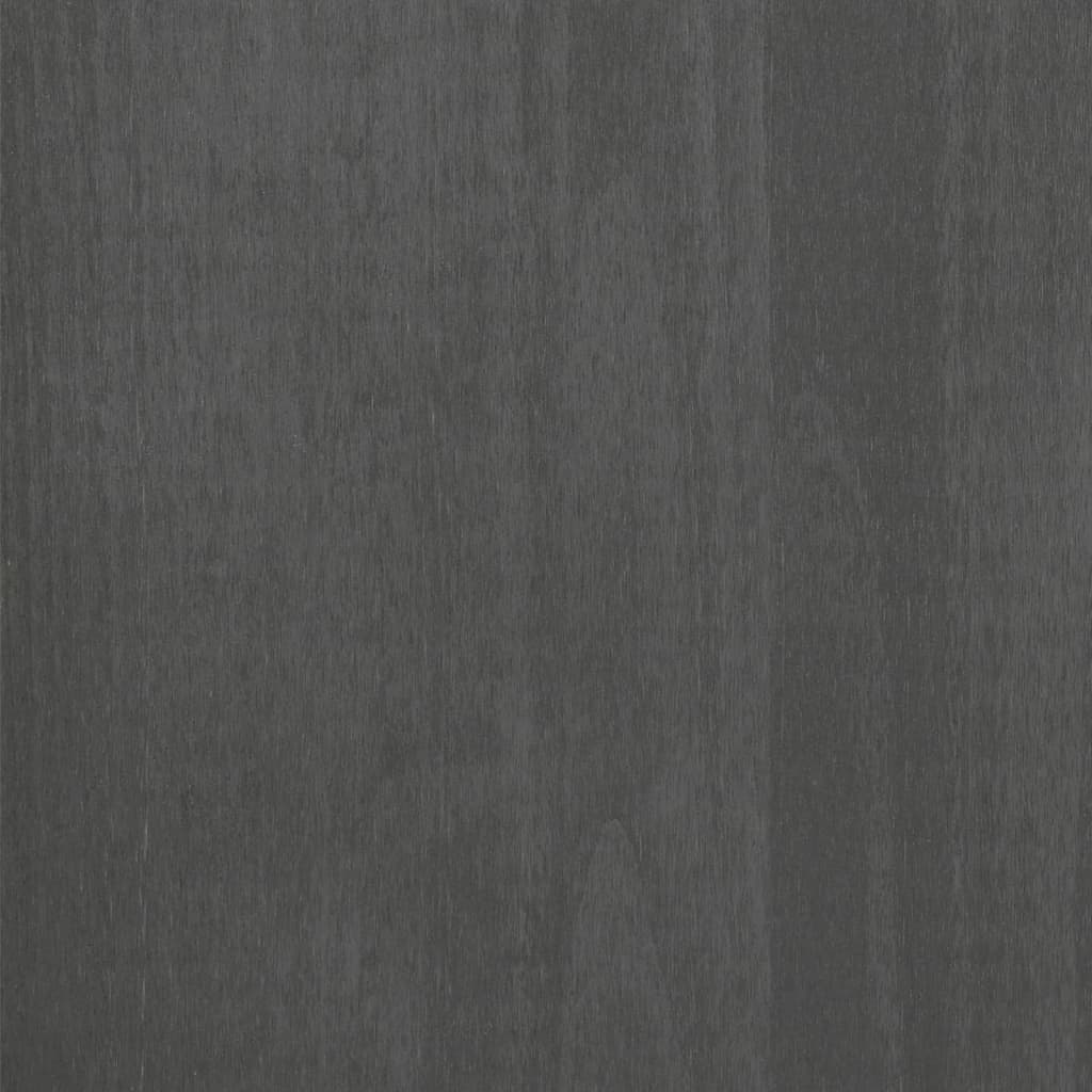 Konzolni stol HAMAR tamnosivi 90x35x90 cm od masivne borovine