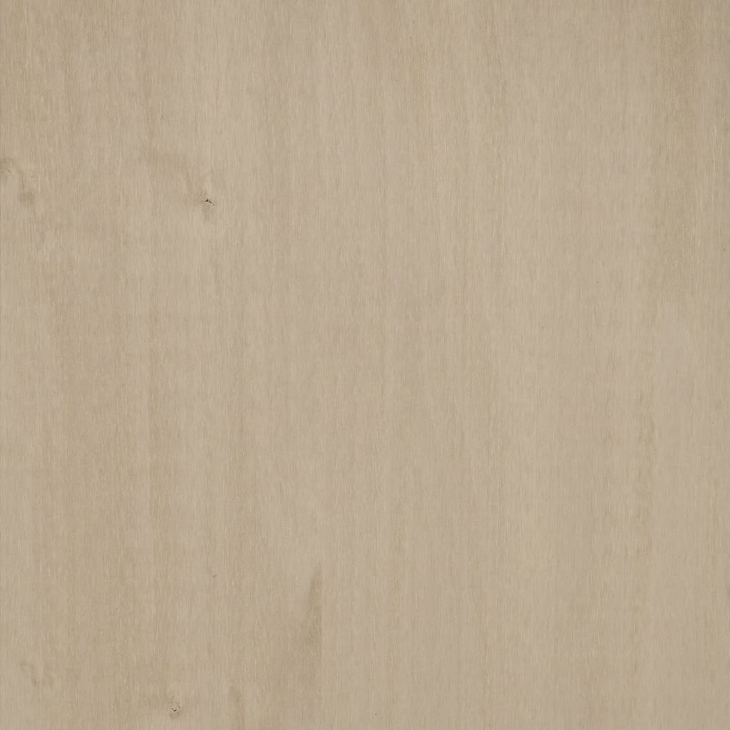 Visoka komoda HAMAR boja meda 60 x 35 x 180 cm masivna borovina