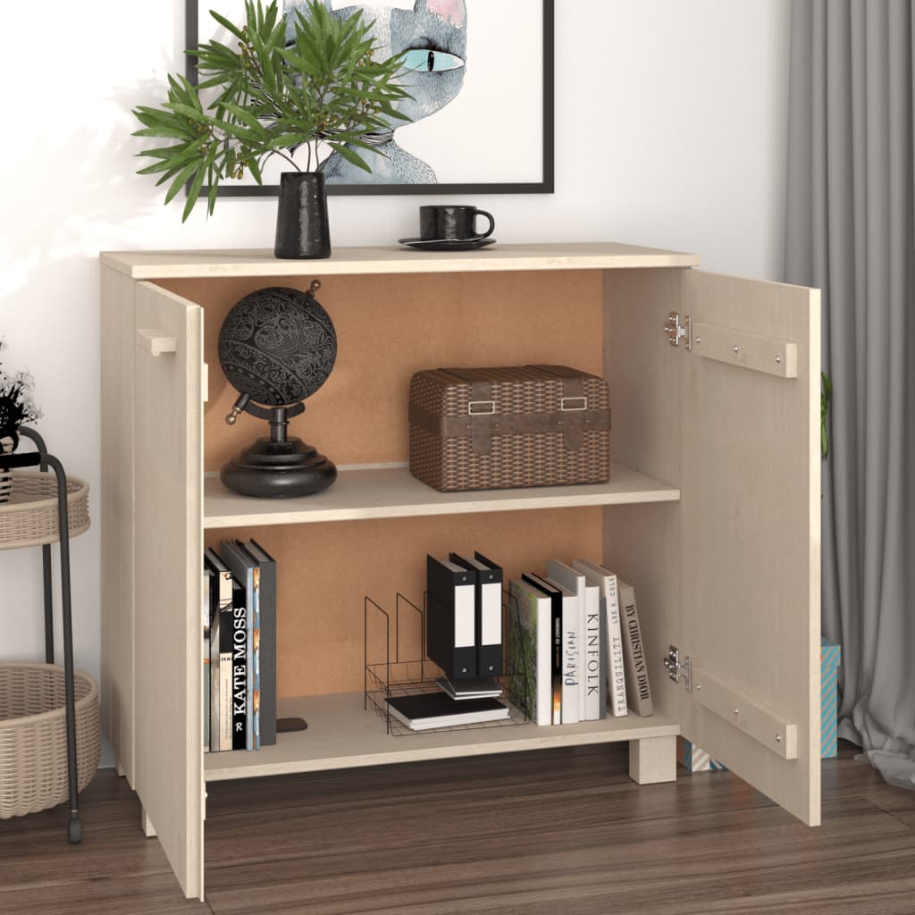 Komoda HAMAR boja meda 85 x 35 x 80 cm od masivne borovine
