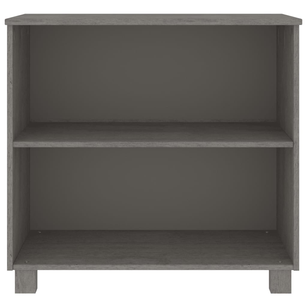 Komoda HAMAR svjetlosiva 85 x 35 x 80 cm od masivne borovine