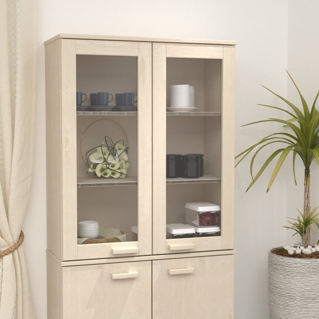 Gornji element za komodu HAMAR boja meda 85x35x100 cm borovina