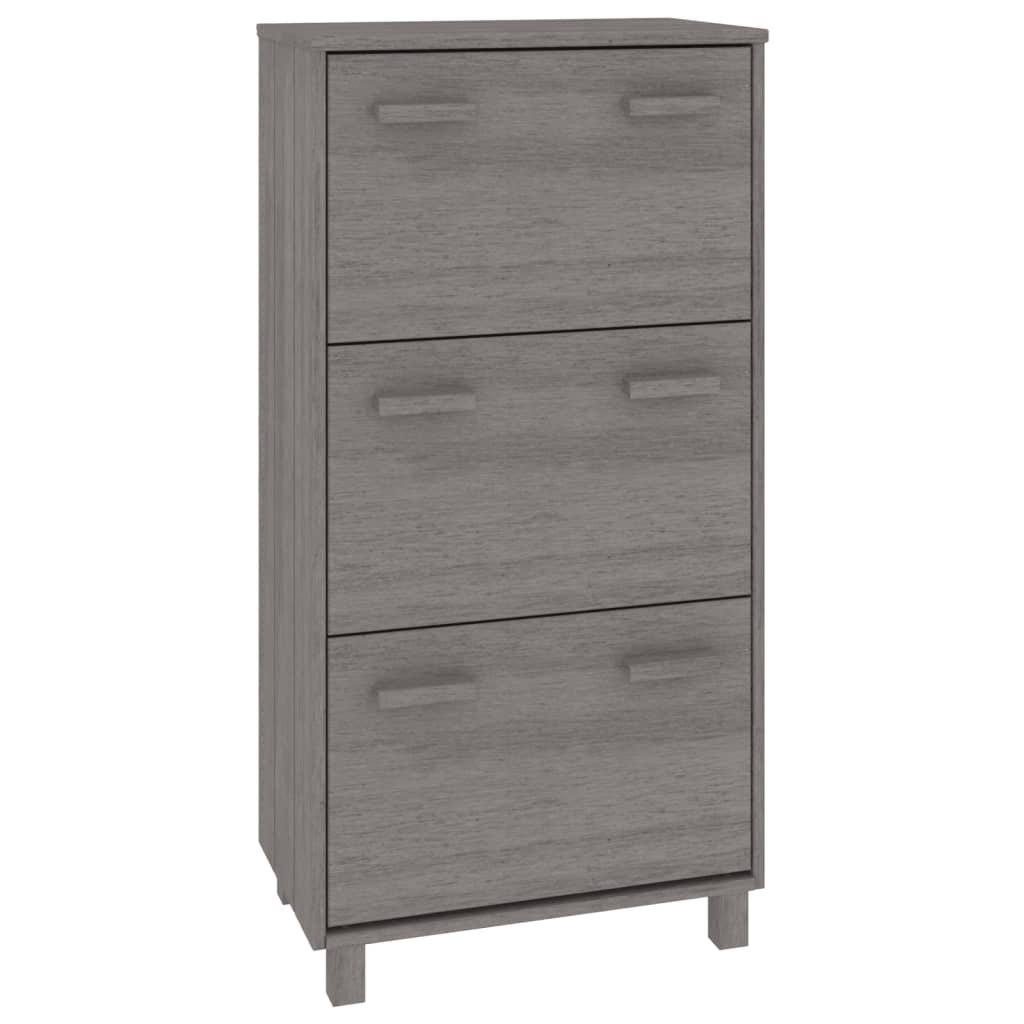 Ormarić za cipele HAMAR svjetlosivi 59,5x35x117 cm od borovine