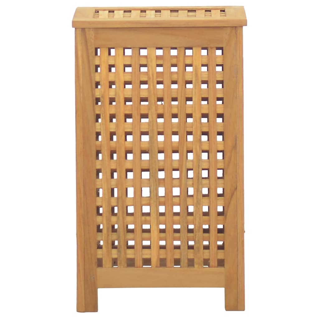 Košara za rublje 35 x 25 x 60 cm od masivne tikovine