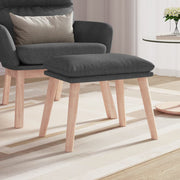 Tabure tamnosivi 45 x 29,5 x 35 cm od tkanine
