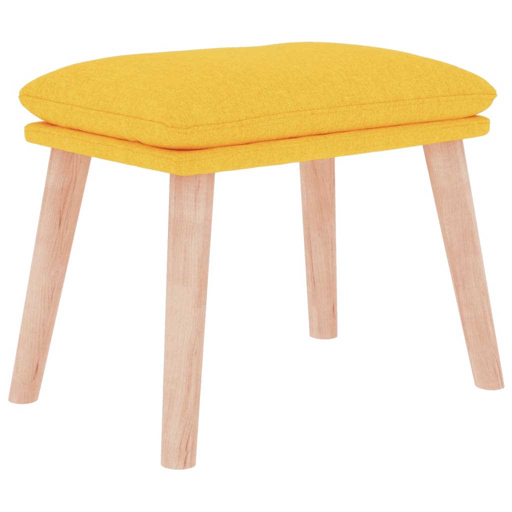 Tabure boja senfa 45 x 29,5 x 35 cm od tkanine