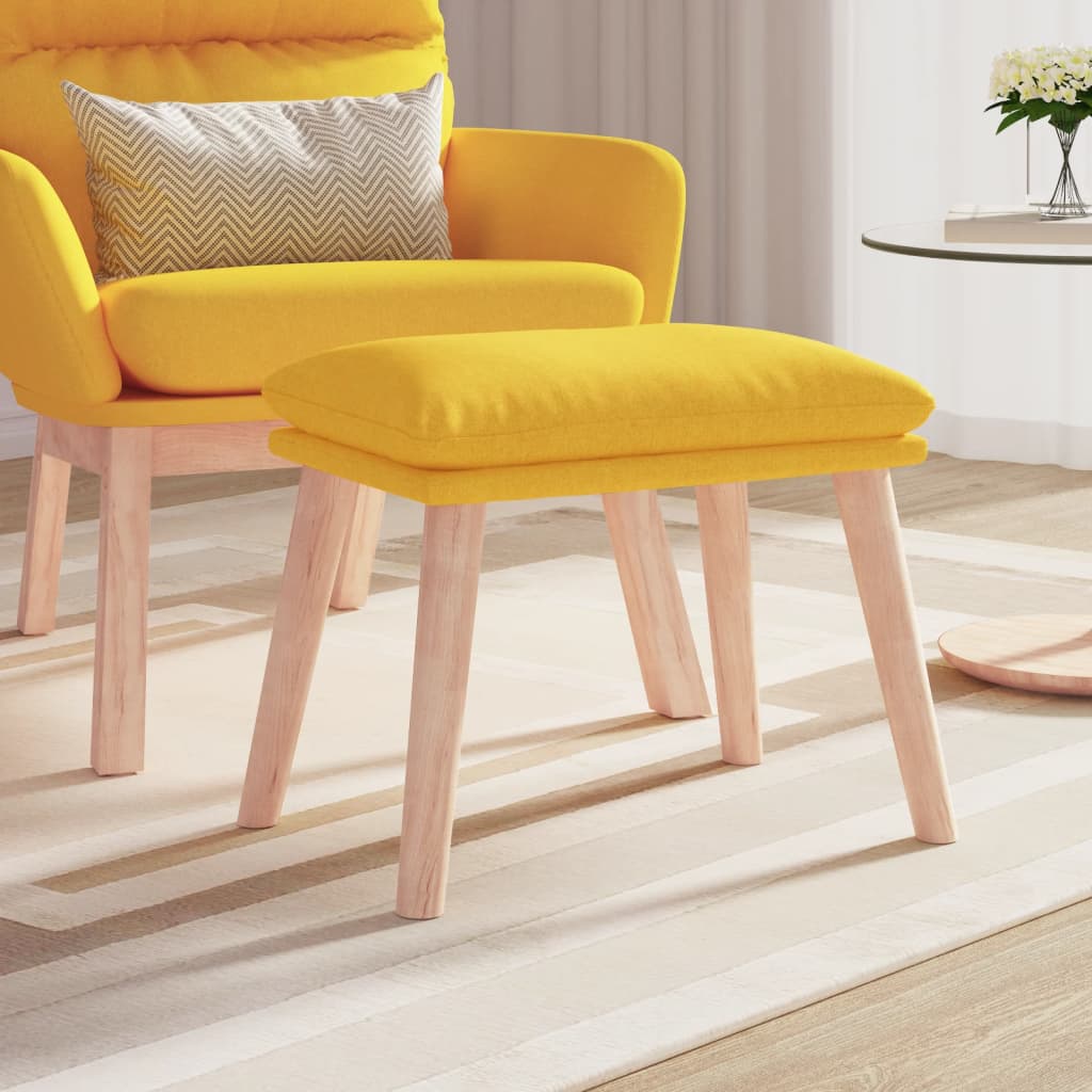 Tabure boja senfa 45 x 29,5 x 35 cm od tkanine