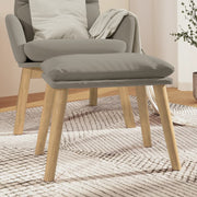 Tabure svjetlosivi 45x29,5x35 cm baršunasti