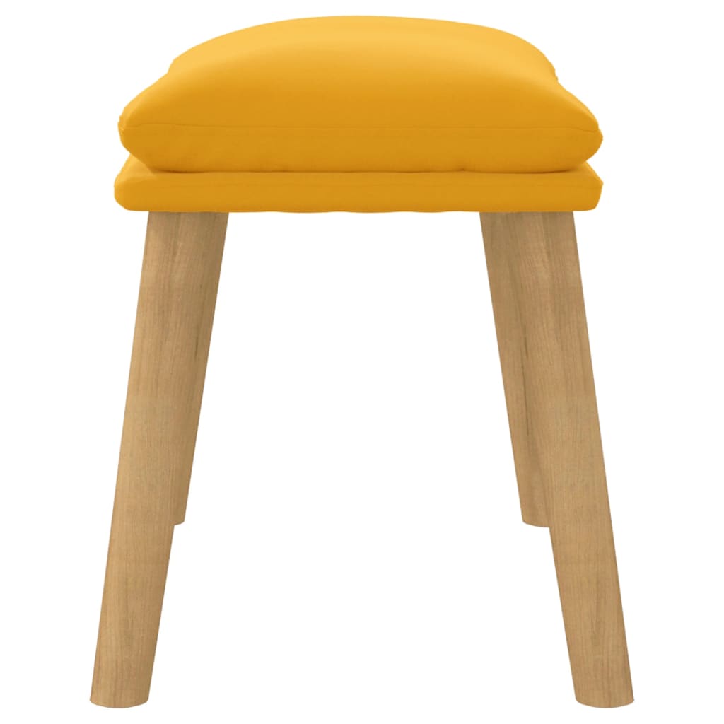 Tabure boja senfa 45x29,5x35 cm baršunasti