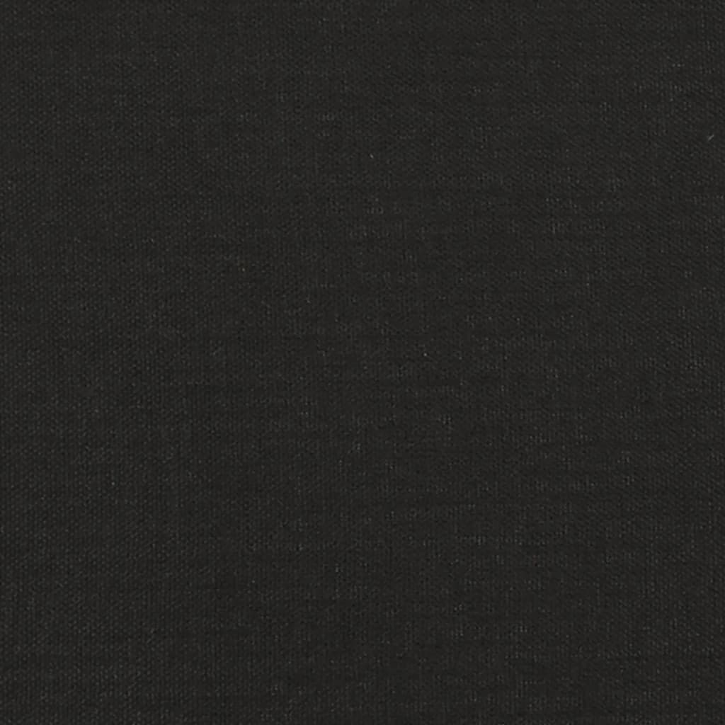 Tabure crni 45 x 29,5 x 35 cm od tkanine
