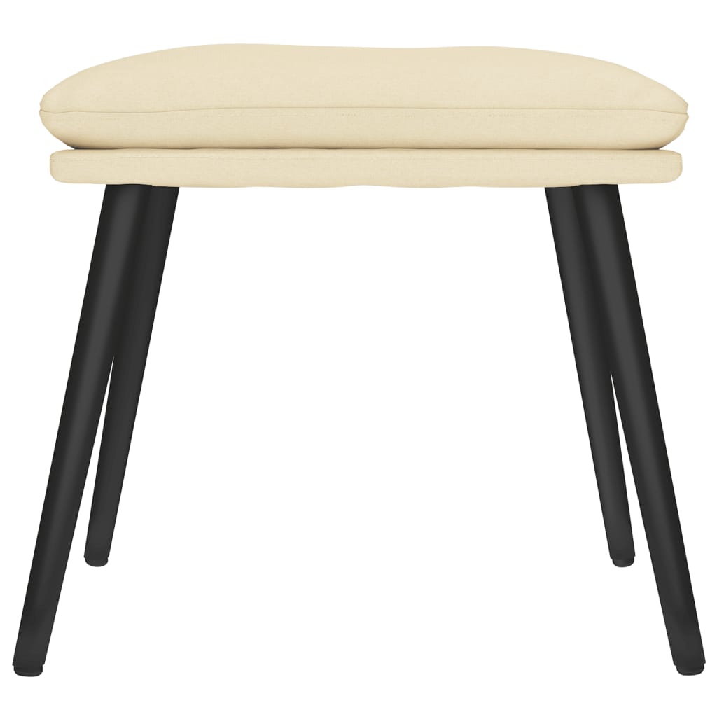 Tabure krem 45x29,5x35 cm od tkanine