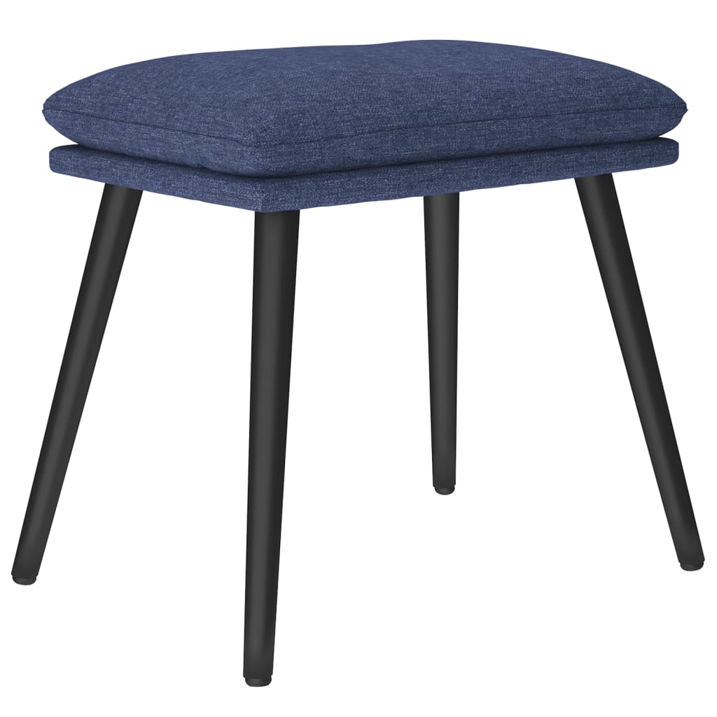 Tabure plavi 45 x 29,5 x 35 cm od tkanine