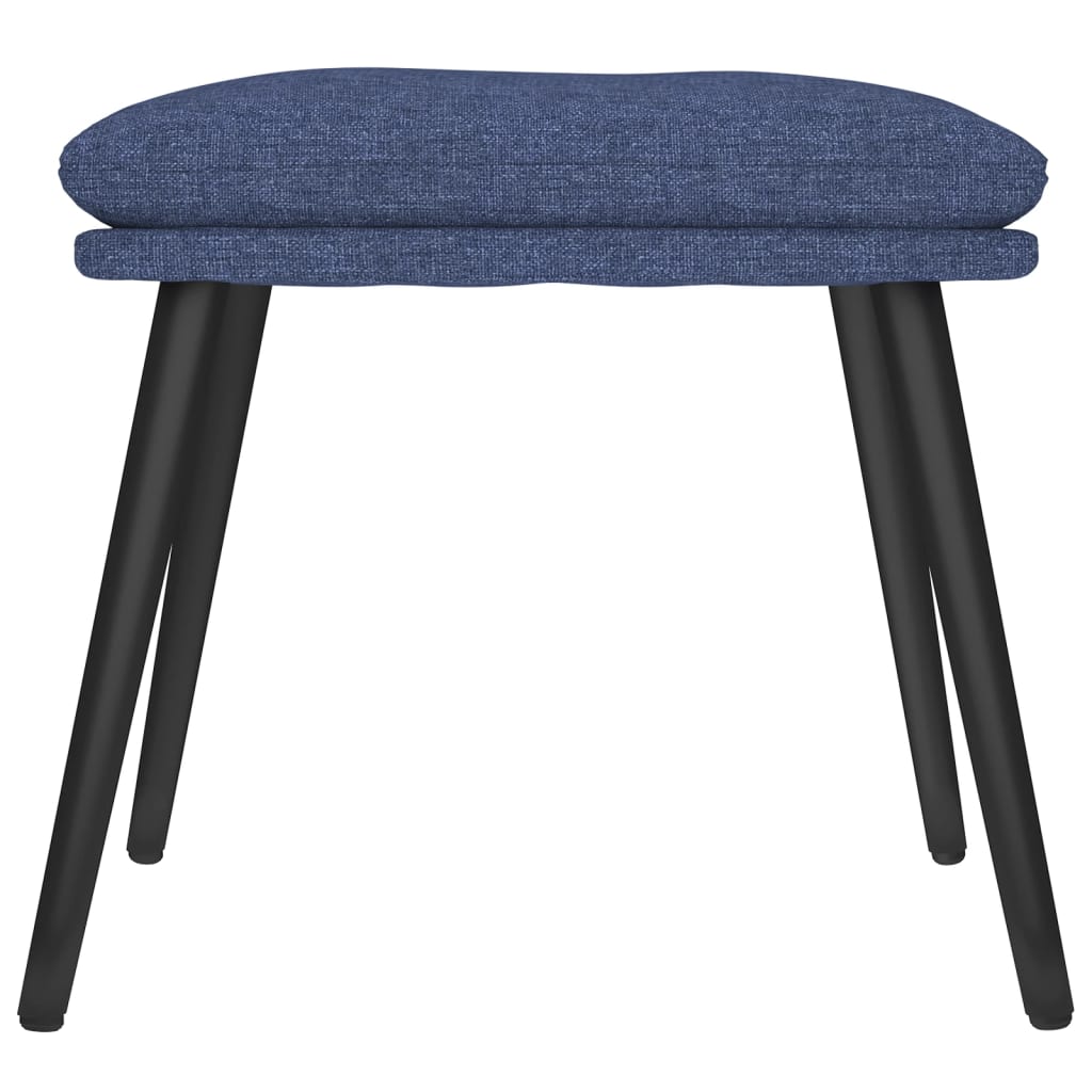 Tabure plavi 45 x 29,5 x 35 cm od tkanine