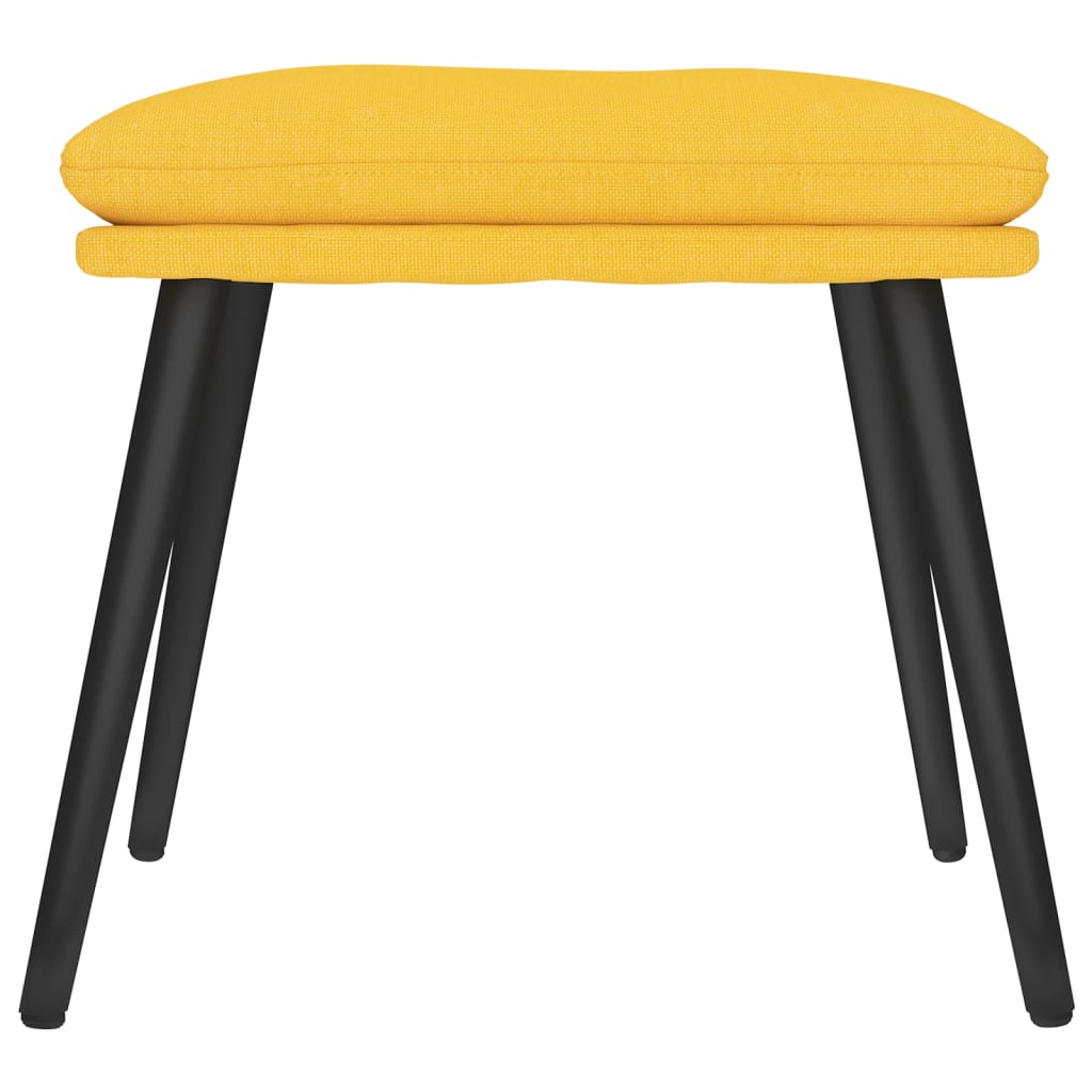 Tabure boja senfa 45 x 29,5 x 35 cm od tkanine