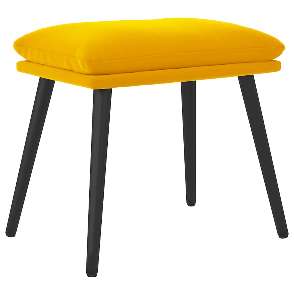 Tabure boja senfa 45x29,5x35 cm baršunasti