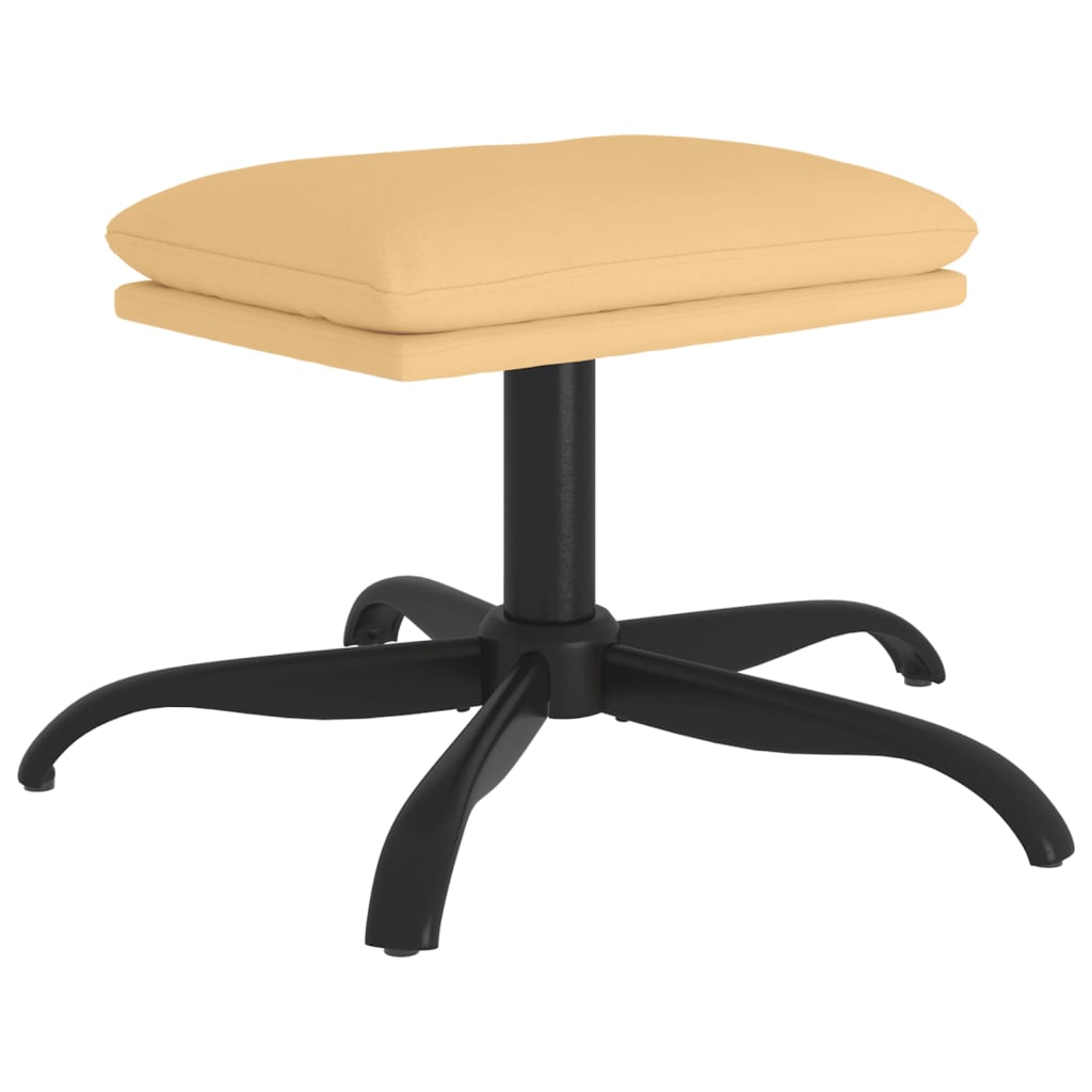 Tabure krem 60x60x36 cm od mikrovlakana