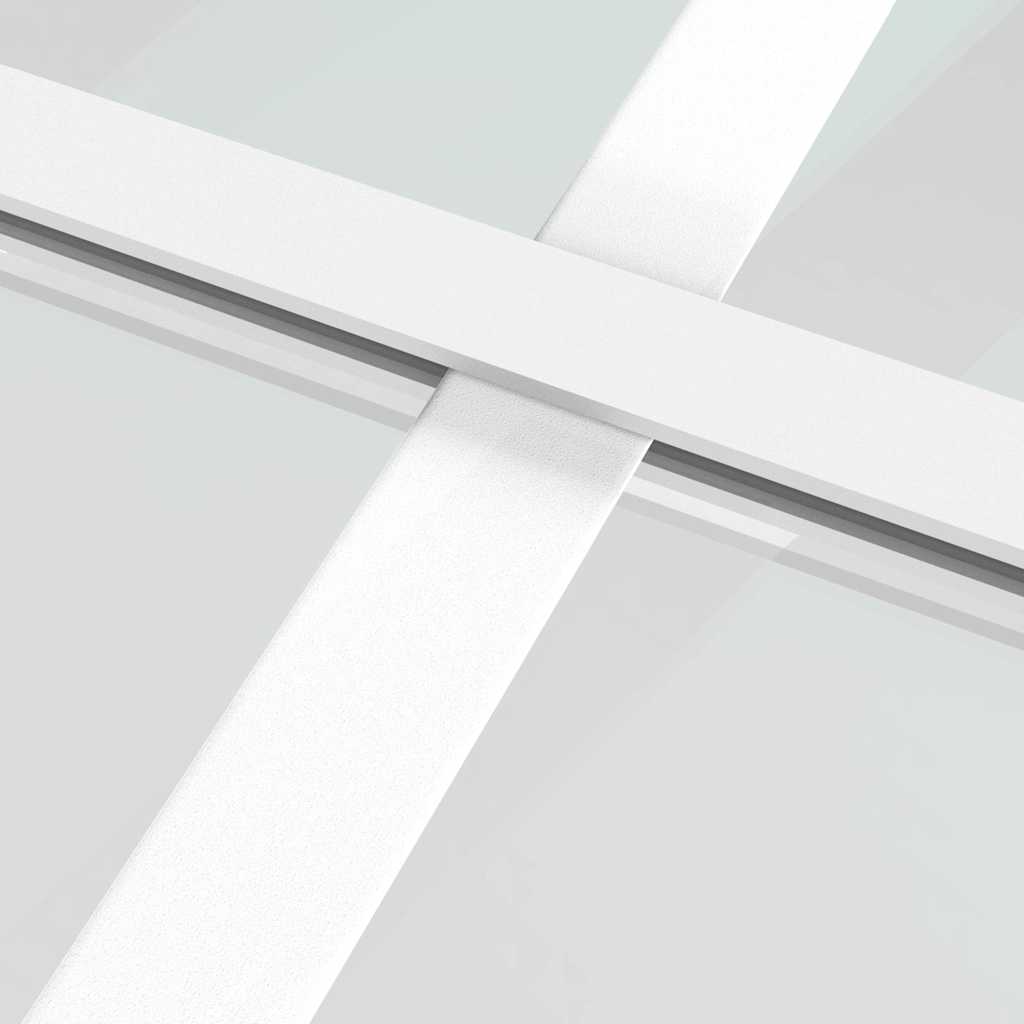 Klizna vrata od stakla ESG i aluminija 76 x 205 cm bijela