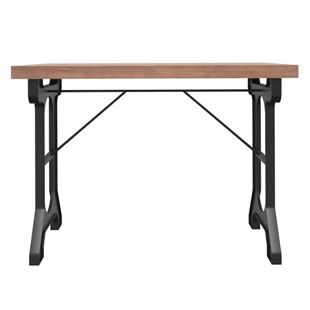 Blagovaonski stol 110x65x82 cm od masivne jelovine i željeza