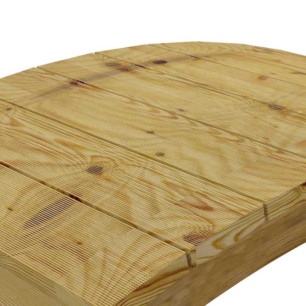Vrtni most 110 x 74 cm od impregnirane masivne borovine