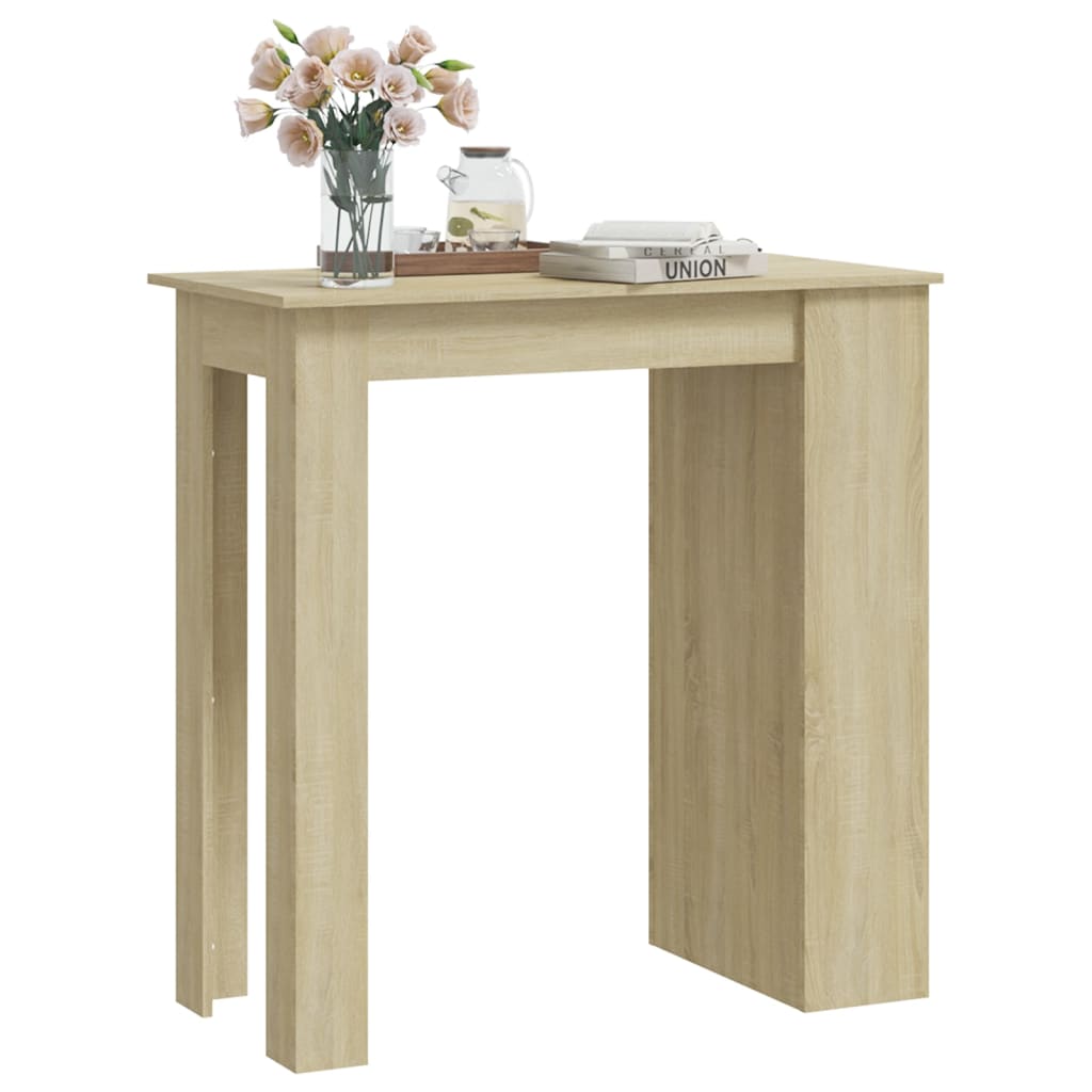 Barski stol sa stalkom boja hrasta 102 x 50 x 103,5 cm drvena