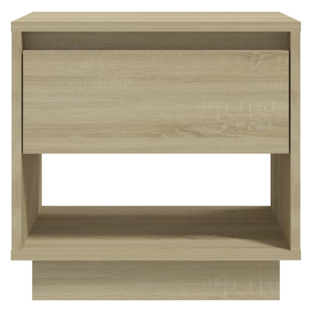 Noćni ormarići 2 kom boja hrasta 45x34x44 cm konstruirano drvo