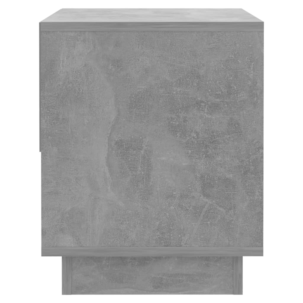 Noćni ormarići 2 kom boja betona 45x34x44 cm konstruirano drvo