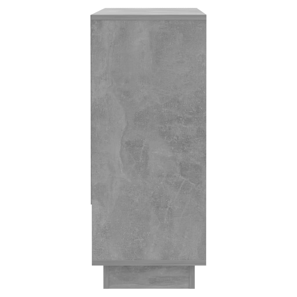 Komoda siva boja betona 97x31x75 cm od konstruiranog drva