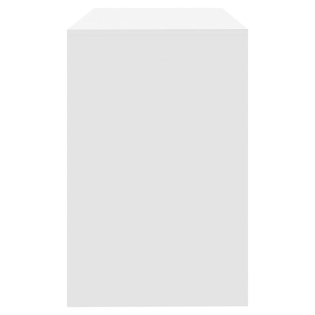 Radni stol bijeli 101x50x76,5 cm od konstruiranog drva