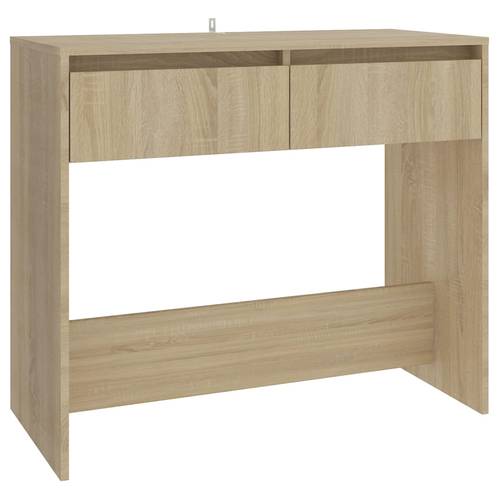 Konzolni stol boja hrasta 89 x 41 x 76,5 cm konstruirano drvo