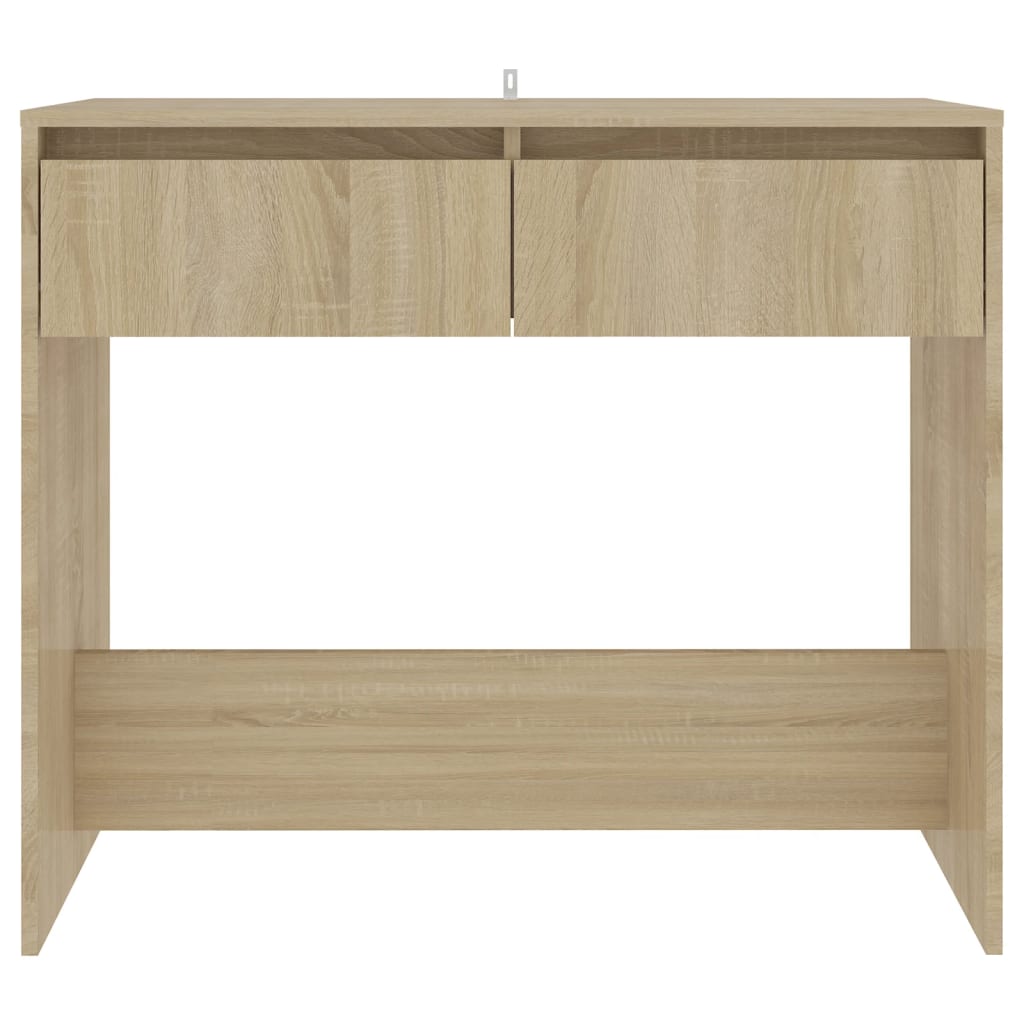 Konzolni stol boja hrasta 89 x 41 x 76,5 cm konstruirano drvo