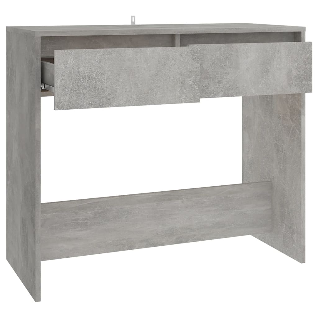 Konzolni stol boja betona 89 x 41 x 76,5 cm konstruirano drvo