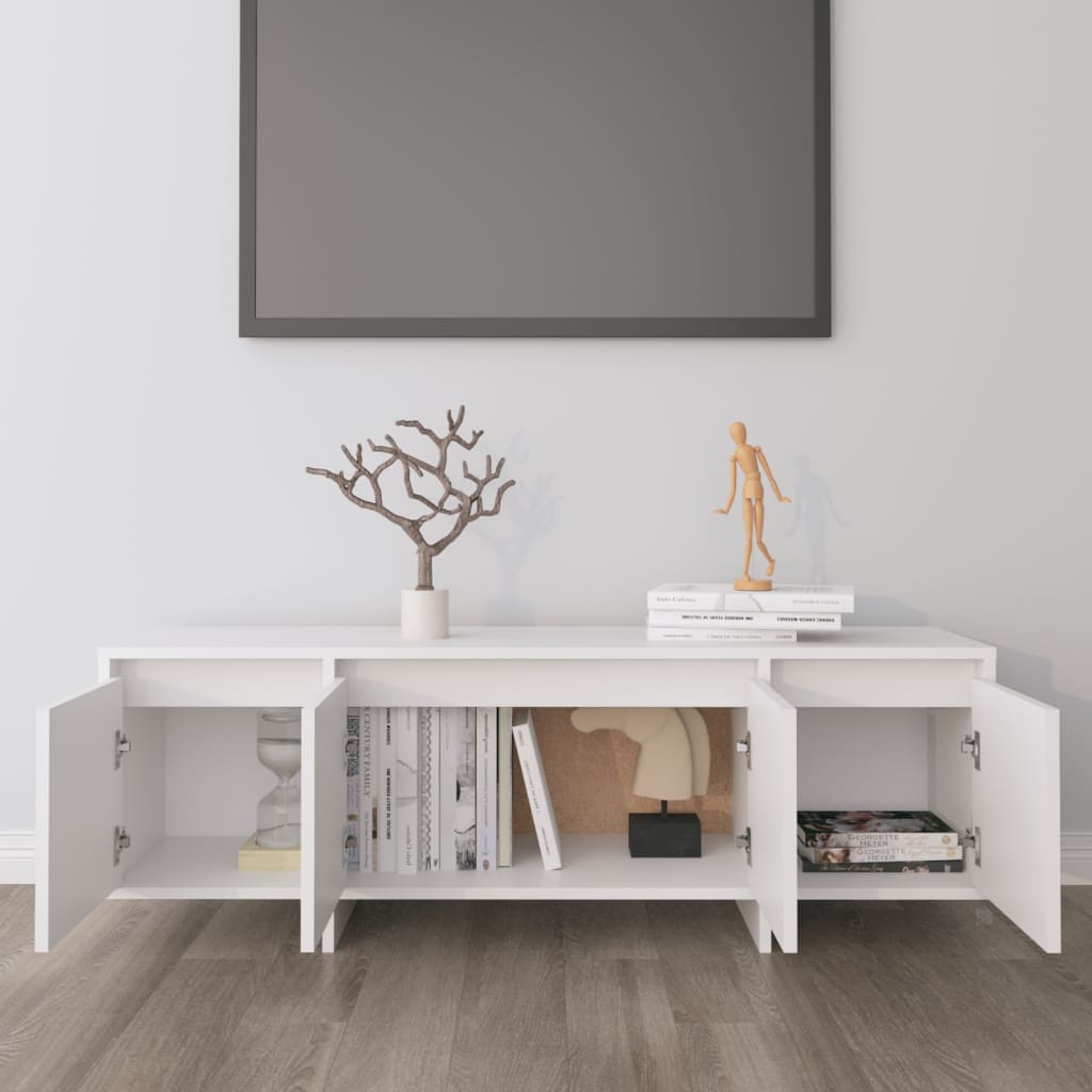TV ormarić bijeli 120x30x40,5 cm od konstruiranog drva