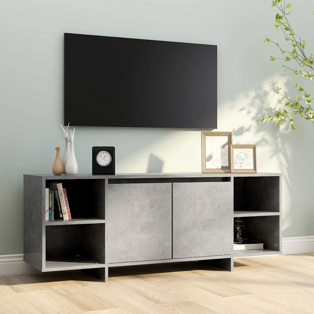 TV ormarić siva boja betona 130 x 35 x 50 cm od iverice