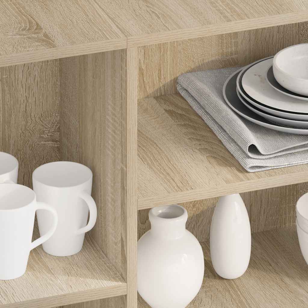 Komoda boja hrasta sonome 120 x 30 x 75 cm konstruirano drvo