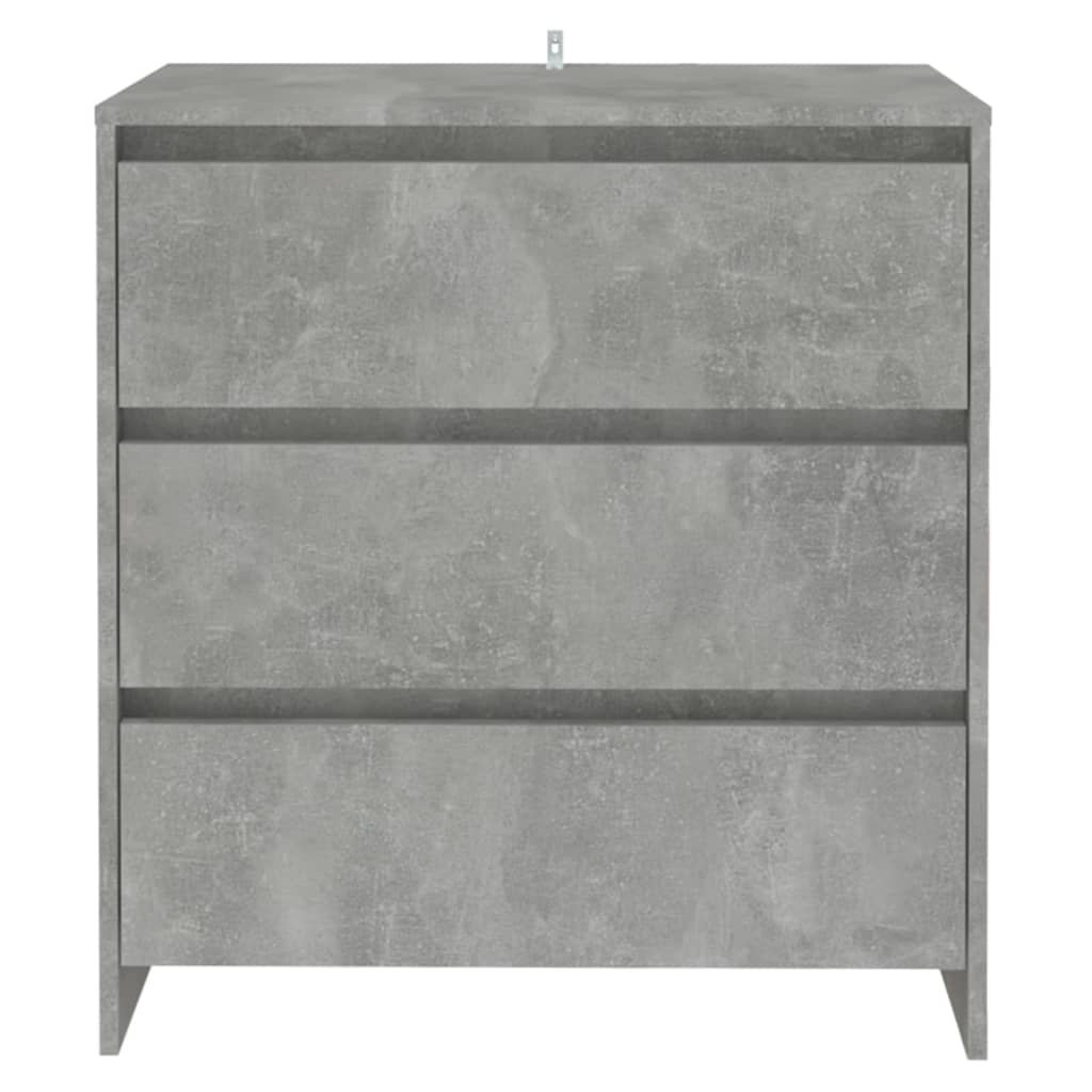 Komoda siva boja betona 70x41x75 cm od konstruiranog drva