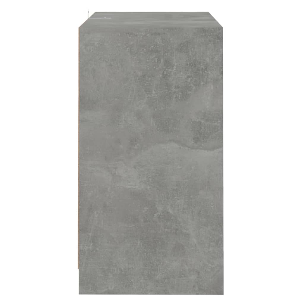 Komoda siva boja betona 70x41x75 cm od konstruiranog drva