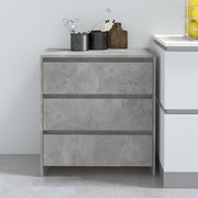 Komoda siva boja betona 70x41x75 cm od konstruiranog drva