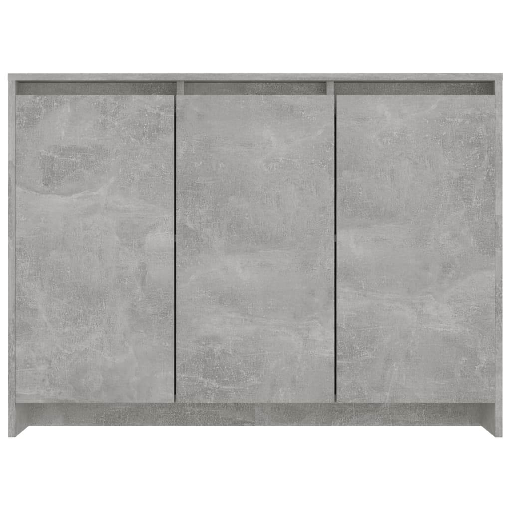 Komoda siva boja betona 102x33x75 cm od konstruiranog drva