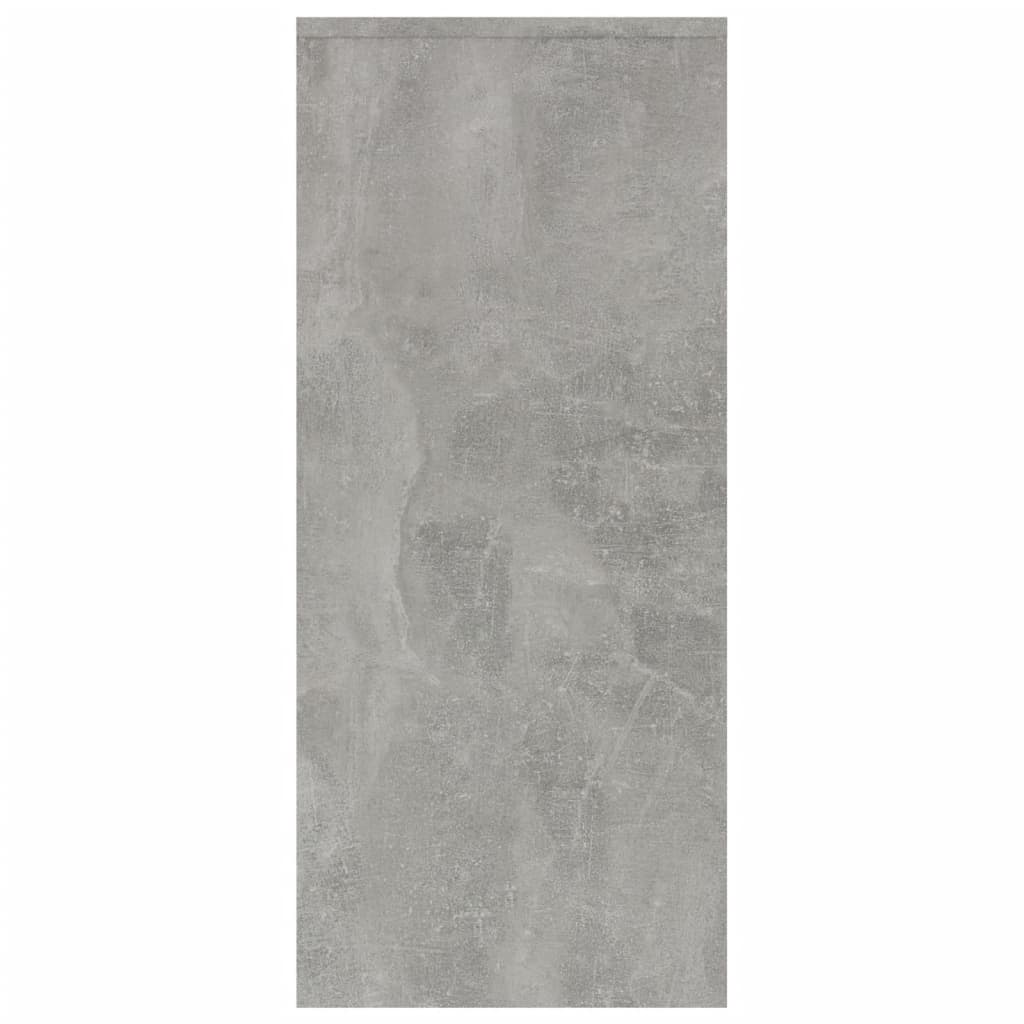 Komoda siva boja betona 102x33x75 cm od konstruiranog drva