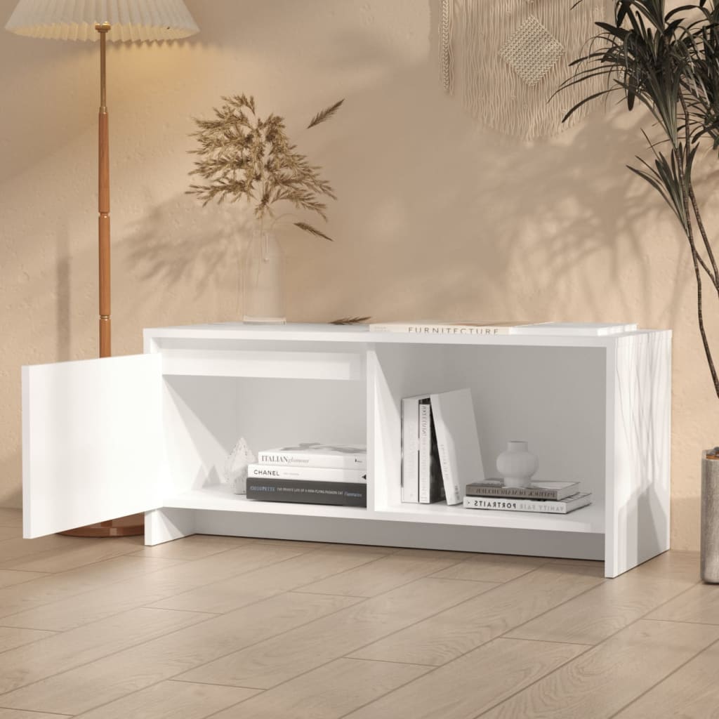 TV ormarić bijeli 90 x 35 x 40 cm od iverice