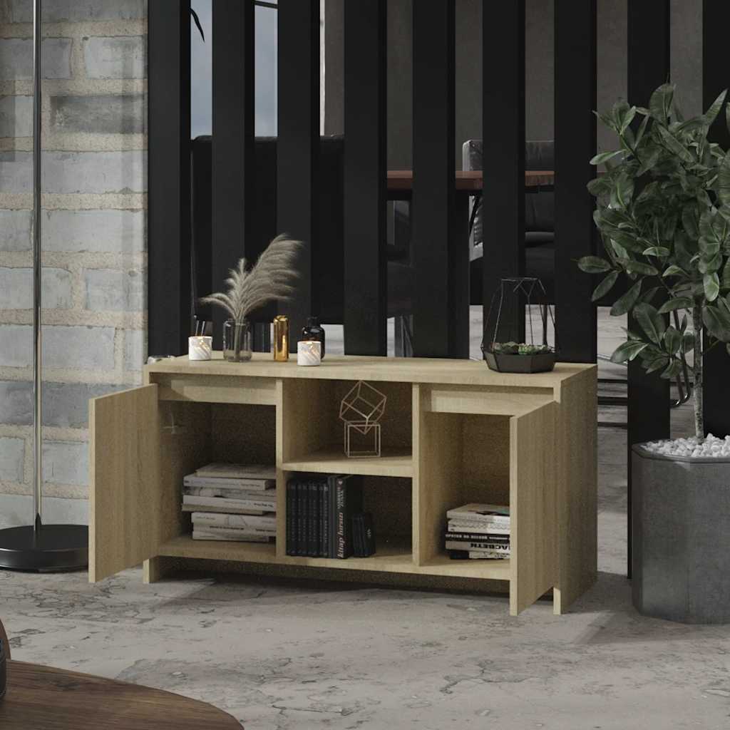 TV ormarić boja hrasta 102 x 37,5 x 52,5 cm konstruirano drvo