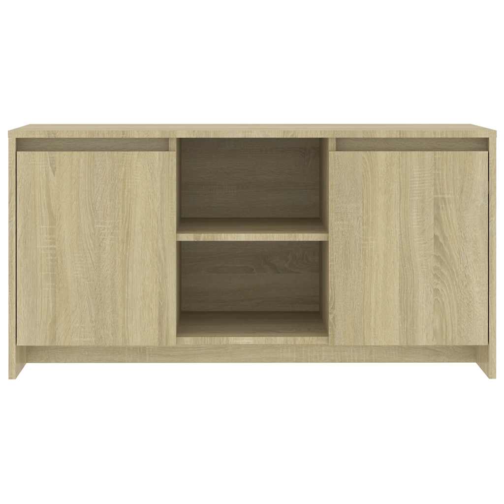 TV ormarić boja hrasta 102 x 37,5 x 52,5 cm konstruirano drvo