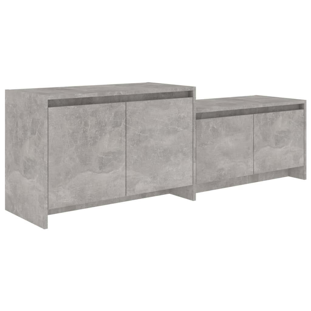 TV ormarić boja betona 146,5 x 35 x 50 cm od konstruiranog drva