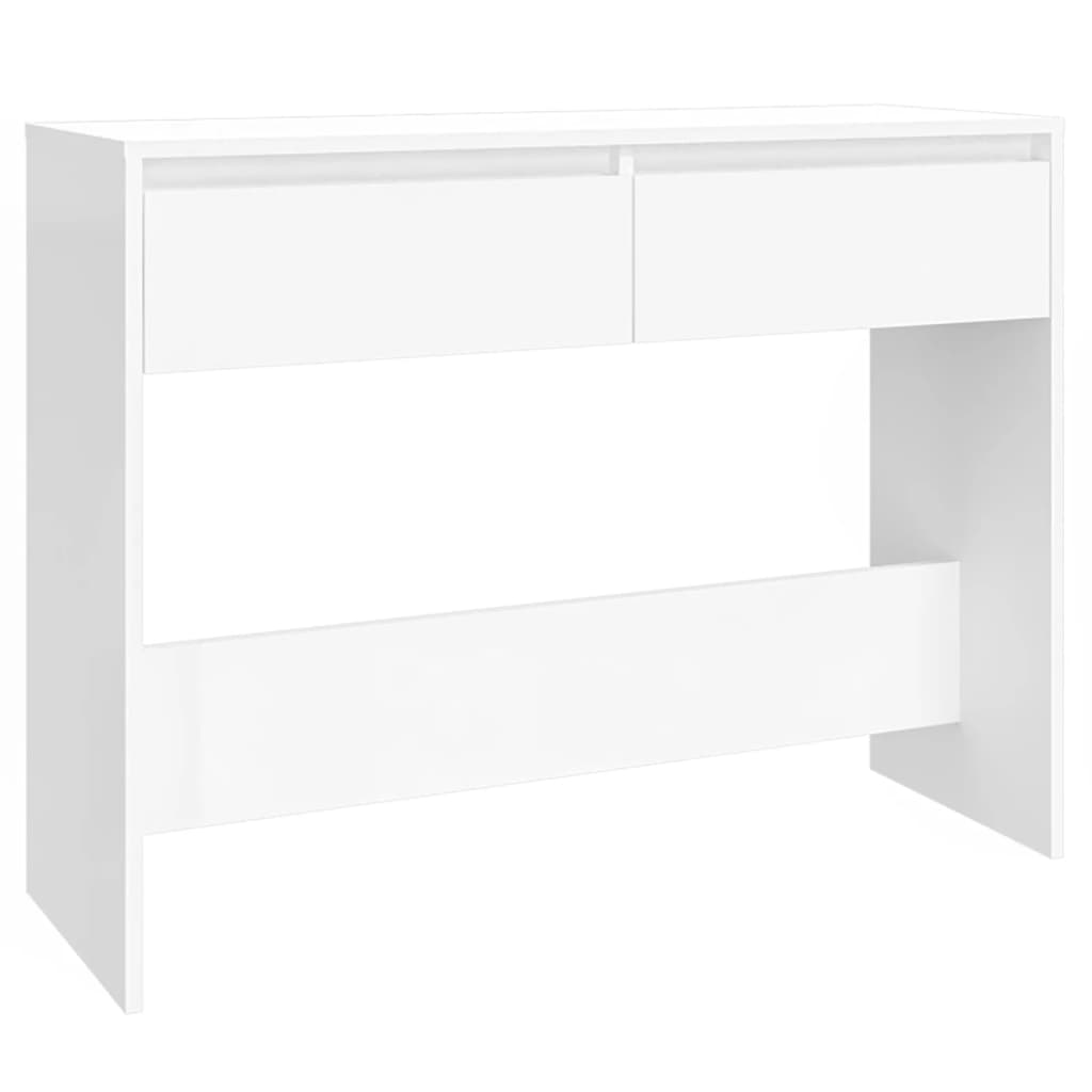 Konzolni stol bijeli 100 x 35 x 76,5 cm od konstruiranog drva