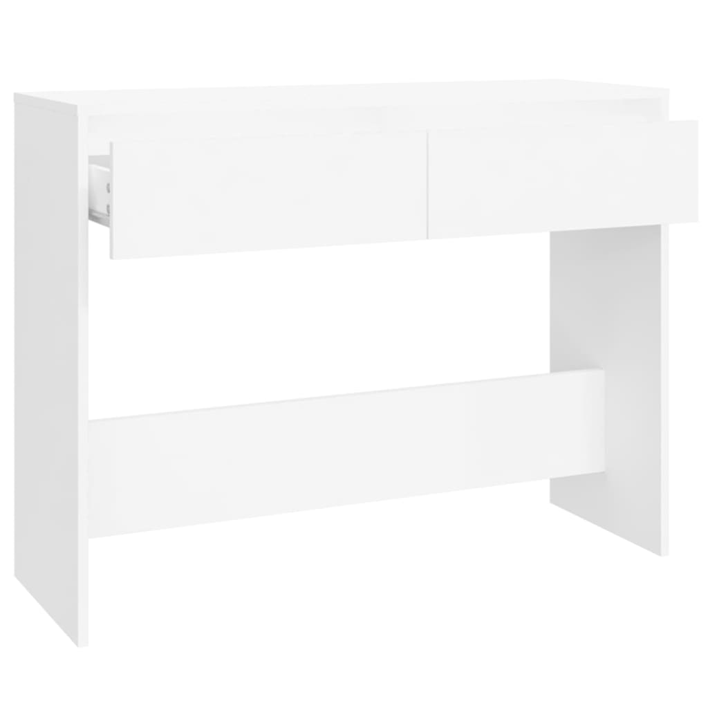 Konzolni stol bijeli 100 x 35 x 76,5 cm od konstruiranog drva