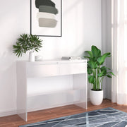 Konzolni stol bijeli 100 x 35 x 76,5 cm od konstruiranog drva