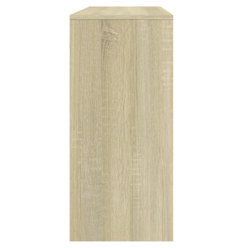 Konzolni stol boja hrasta 100 x 35 x 76,5 cm konstruirano drvo