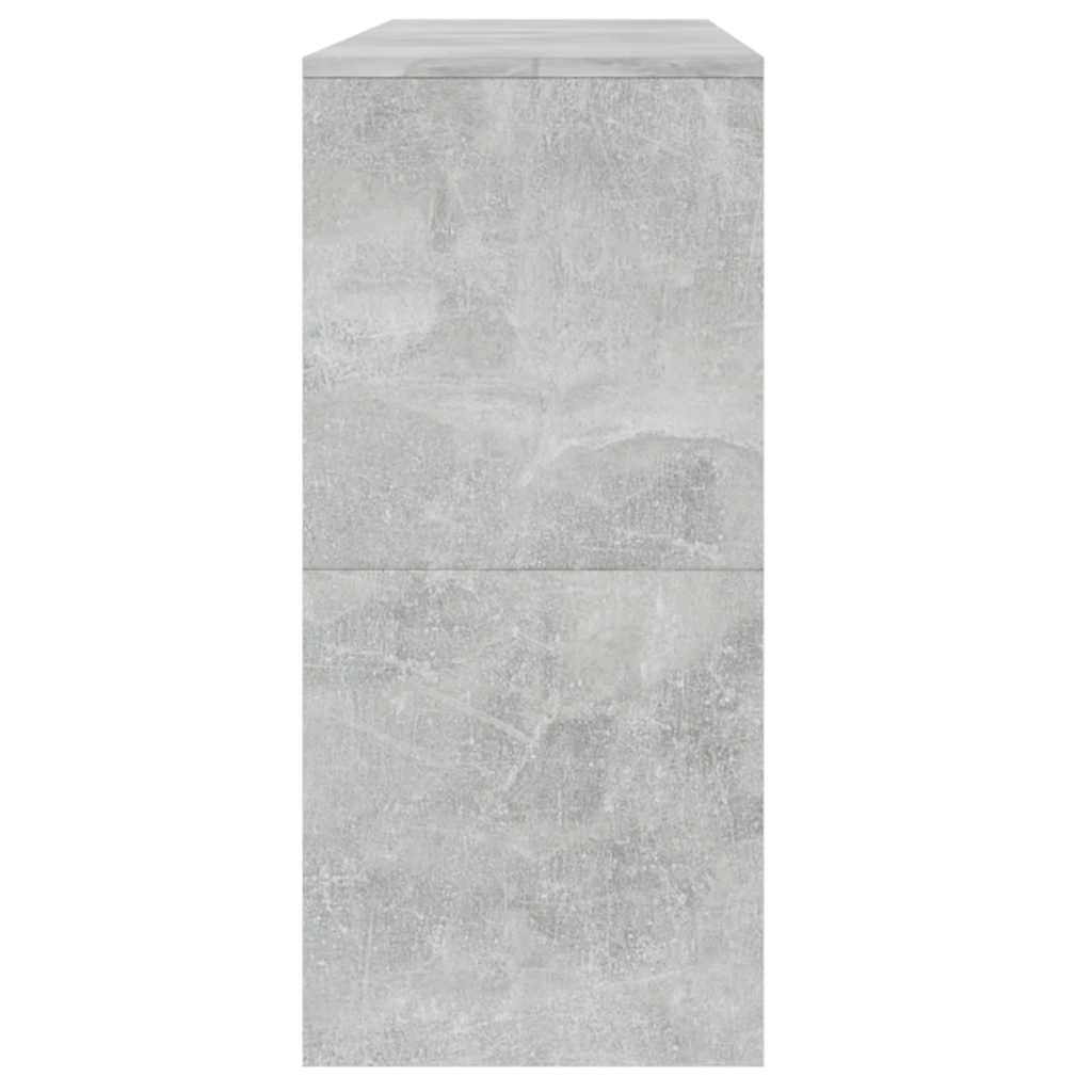 Konzolni stol boja betona 100 x 35 x 76,5 cm konstruirano drvo